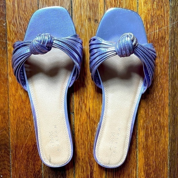 ASOS Wide Fit Freddie Knotted Mule - Picture 2 of 4